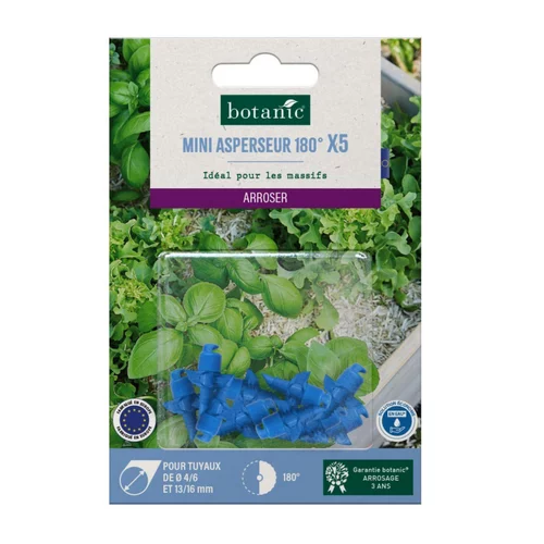 5 mini asperseurs 180 ° botanic® - Arrosage goutte à goutte