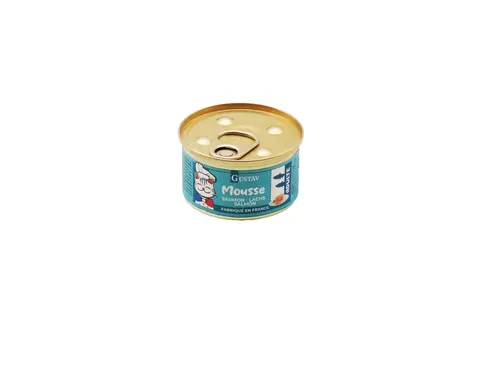 Pâtée pour chat adulte mousse de saumon Bubimex Gustav - 85 g