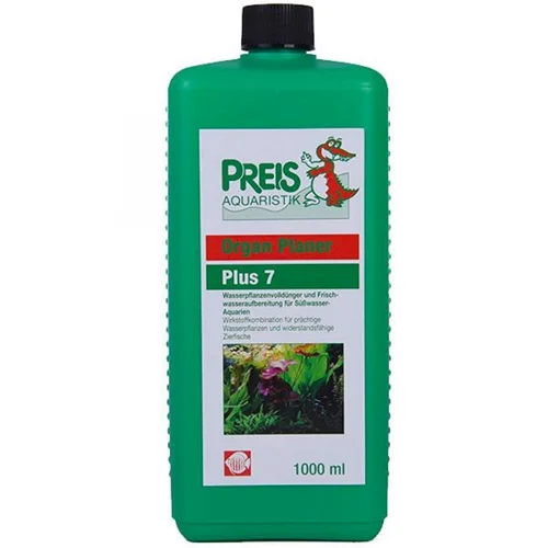 Additif pour aquarium Organ Planer Plus 7, sans nitrate et phosphate - PREIS AQUARISTIK - 1L
