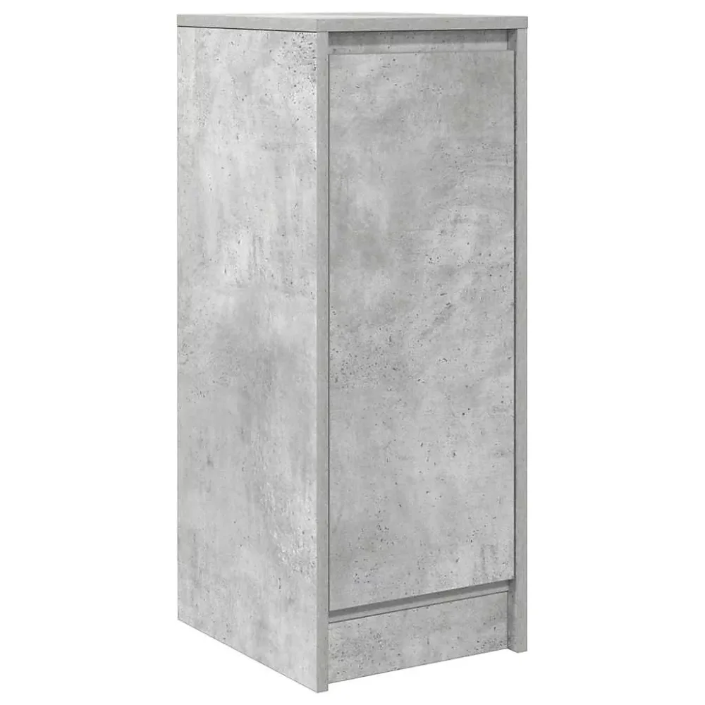 Buffet gris béton 29 – 5 × 34 × 76 cm bois d'ingénierie vidaXL