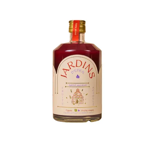 Apéritif sans alcool bio à la figue et aux fruits rouges Jardins d’Éden - 70 cl