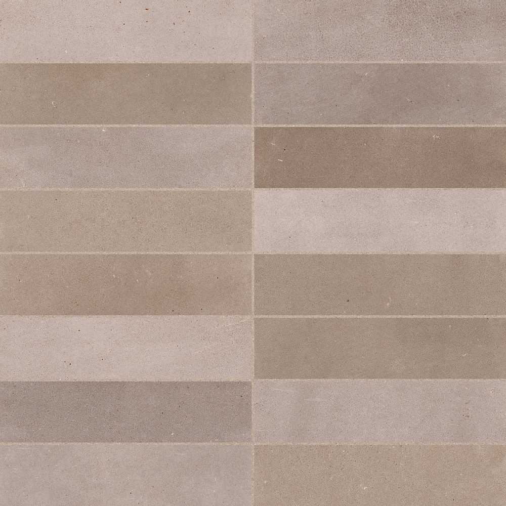 Carrelage effet Zellige Greige 20x6 – 5x0, 85 cm Mat Serinor, Mur intérieur (vendu par carton de 0, 5 m²), RO'MA CARRELAGE