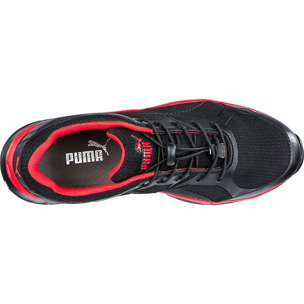 Chaussures de sécurité et chaussettes – Basket de sécurité basse Puma Fuse Motion 2.0 Red Low S1P ESD HRO SRC Noir / Rouge 42