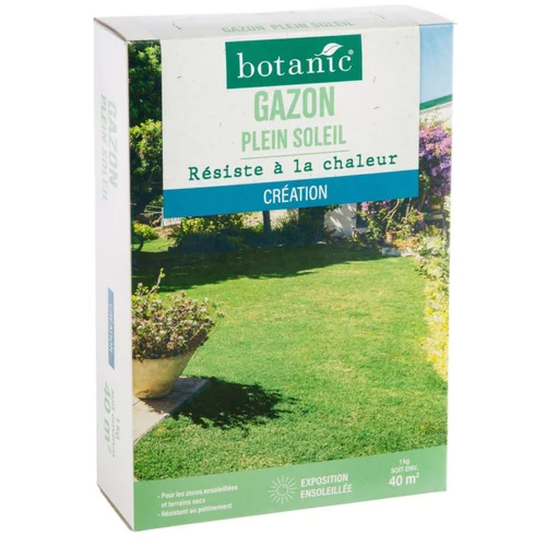 Graines de gazon à semer plein soleil pour création botanic® - 1 kg