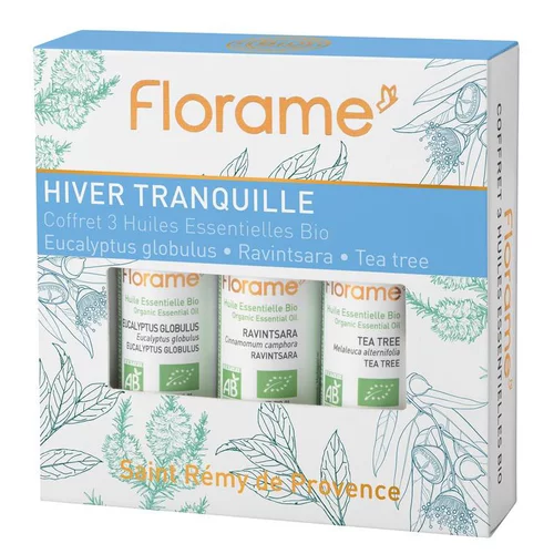 Coffret Hiver Tranquille flacons 3 x 10 ml bleu