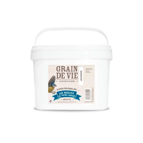 Arachides décortiquées pour oiseaux Grain de Vie - 2 kg