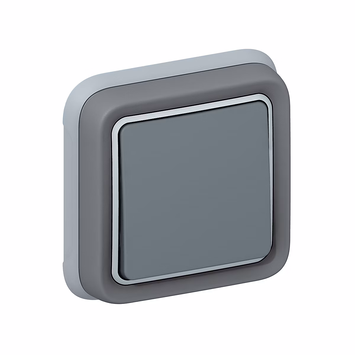 Interrupteur et prise – Interrupteur complet Legrand Plexo en saillie gris