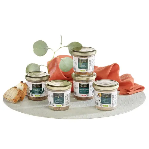 Assortiment de terrines le bâton des saveurs Clos Saint Sozy - x 5