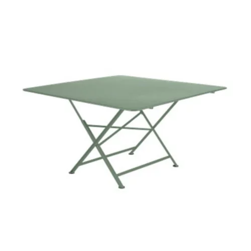 Table carrée pliante coloris cactus Cargo Fermob - 128 x 128 x 74 cm