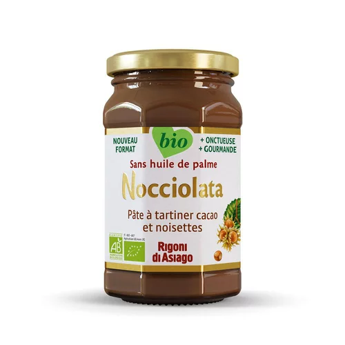 Pâte à tartiner chocolat bio Nocciolata - 325 g