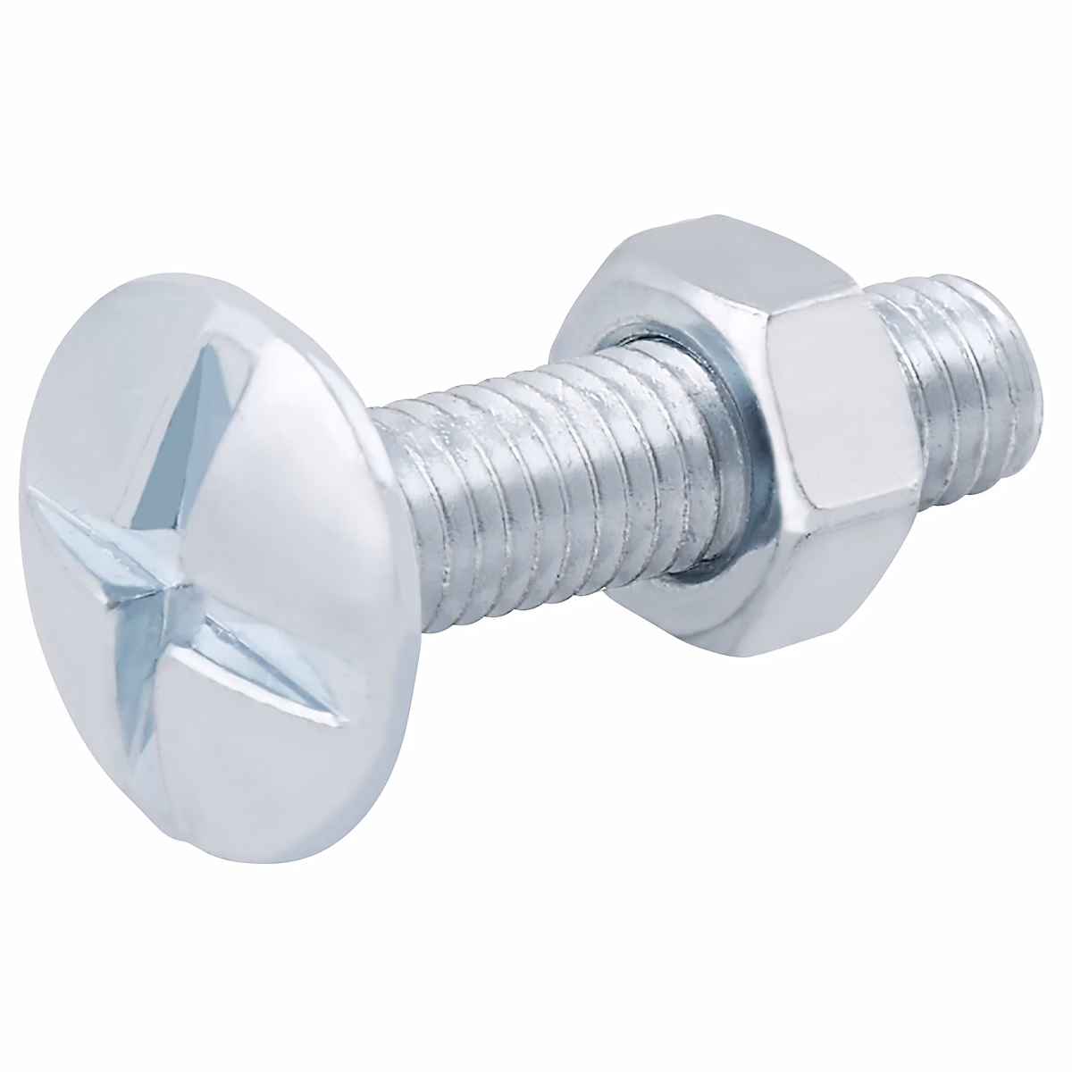 10 boulons poêlier tête plate 5 × 20 mm