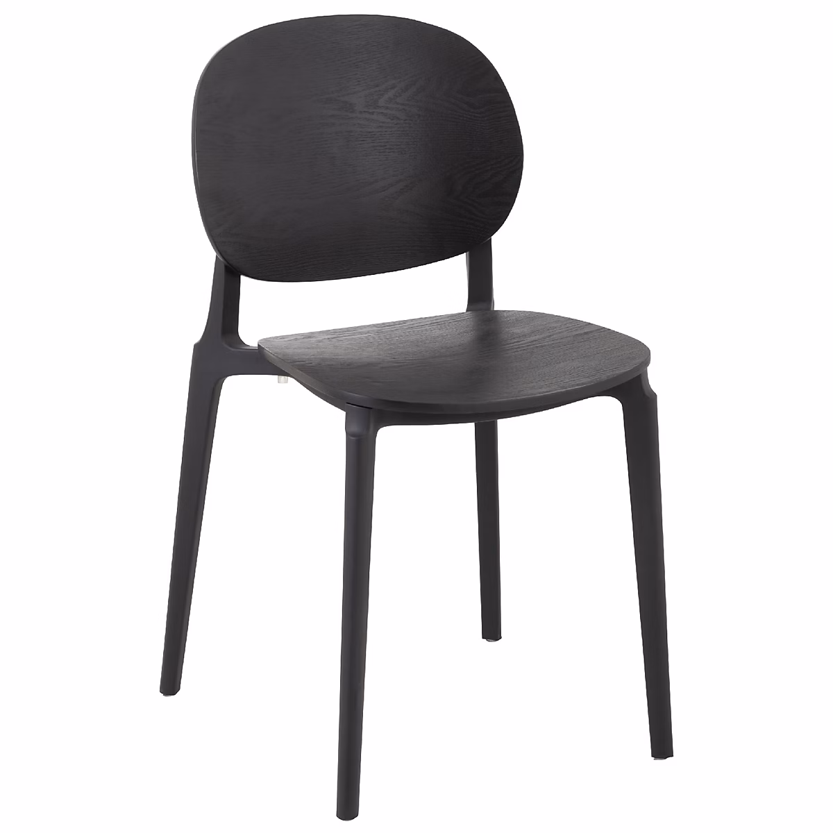 Chaise salle à manger moderne (40 × 53 × 82 cm – Noir)
