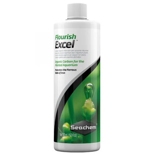 Carbone liquide pour plantes aquatiques, enrichi - SEACHEM Flourish Excel - 500ml