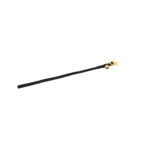 Collier chat noir en nylon tubulaire avec grelot 10 mm Martin Sellier - 30 cm