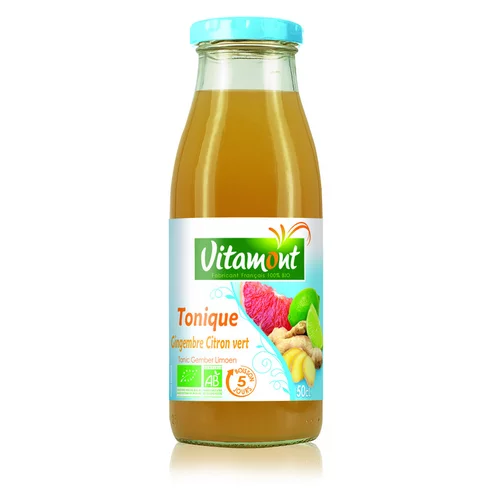 Tonique gingembre citron vert bio - 50 cl