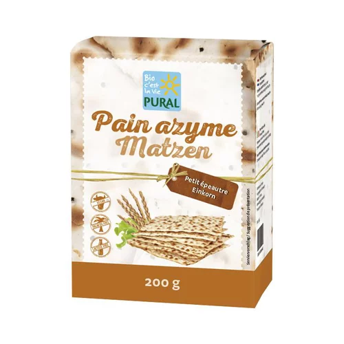 Pain azyme au petit épeautre en boîte carton de 200 g