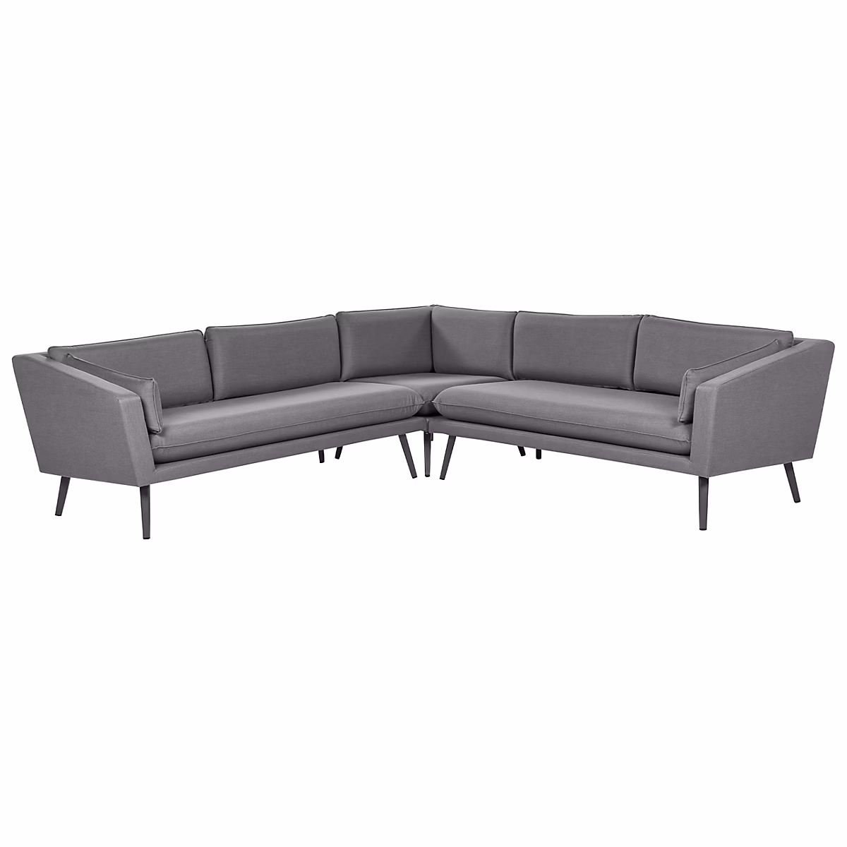 Salon et mobilier de jardin – Canapé d'angle de jardin 5 places LORETELLO Gris