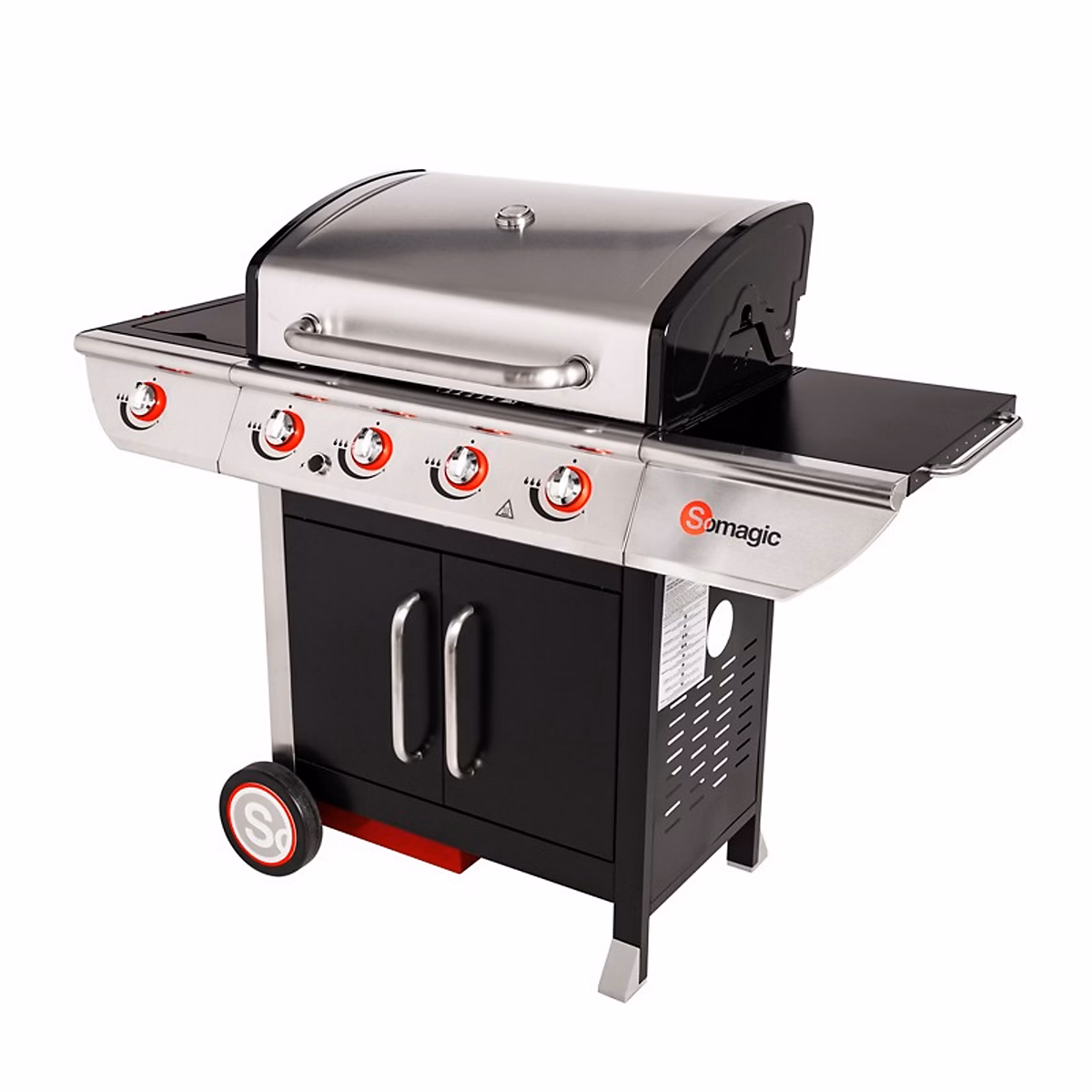 Barbecue au gaz MANHATTAN 450GPI | 4 brûleurs + réchaud 14kW – SOMAGIC