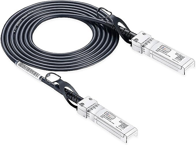 Elfcam – Câble DAC SFP+ à SFP+ 10Gb | 5m | Twinax Attache Directe | Haute Performance