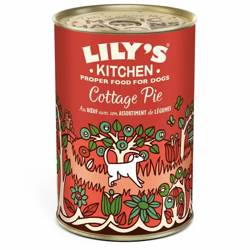 Aliment humide pour chien au bœuf et aux légumes Lily’s Kitchen - 400 g
