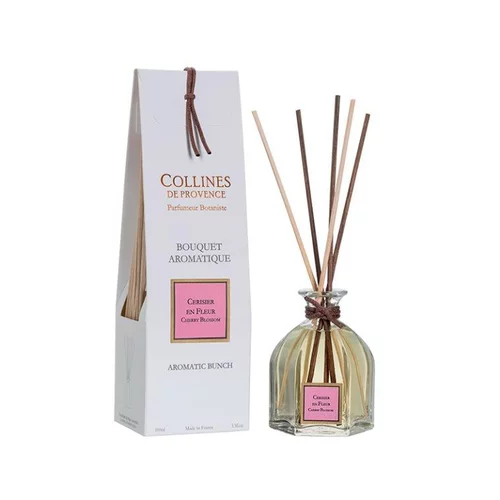 Bouquet parfumé coloris blanc senteur cerisier en fleurs Collines de Provence - 100 ml