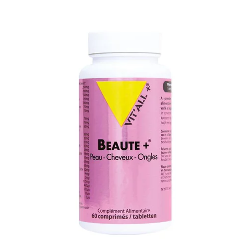 Beauté plus vit’all + en format de 60 comprimés