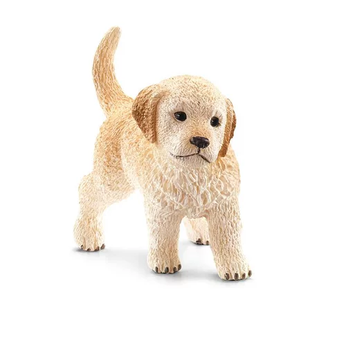 Figurine chiot Golden Retriever Série Animaux de Ferme 4,6x2,1x3,4 cm