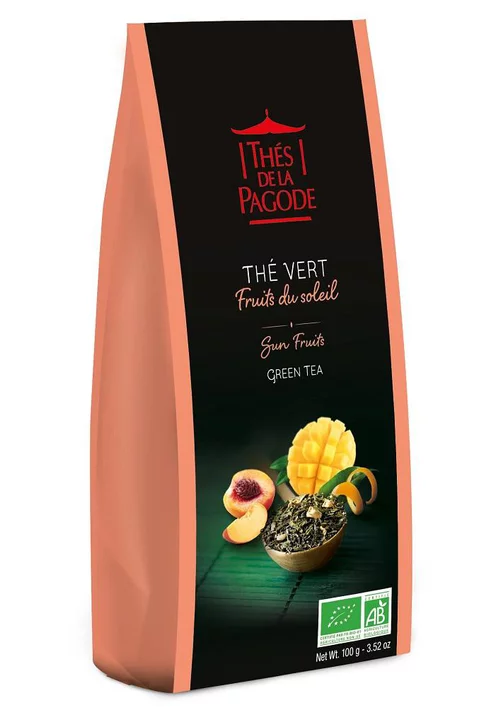 Thé vert fruits du soleil bio Thé de la Pagode - 100 g
