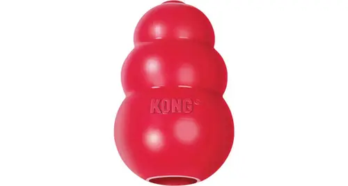 Jouet Chien Kong 10cm classic large rouge