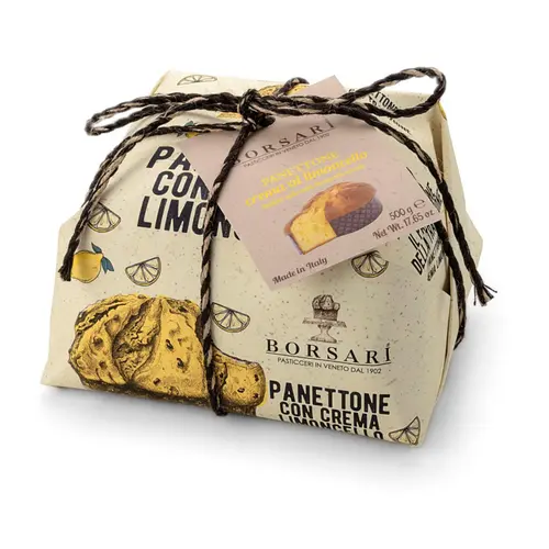 Panettone limoncello Borsari - emballé à la main 500 g