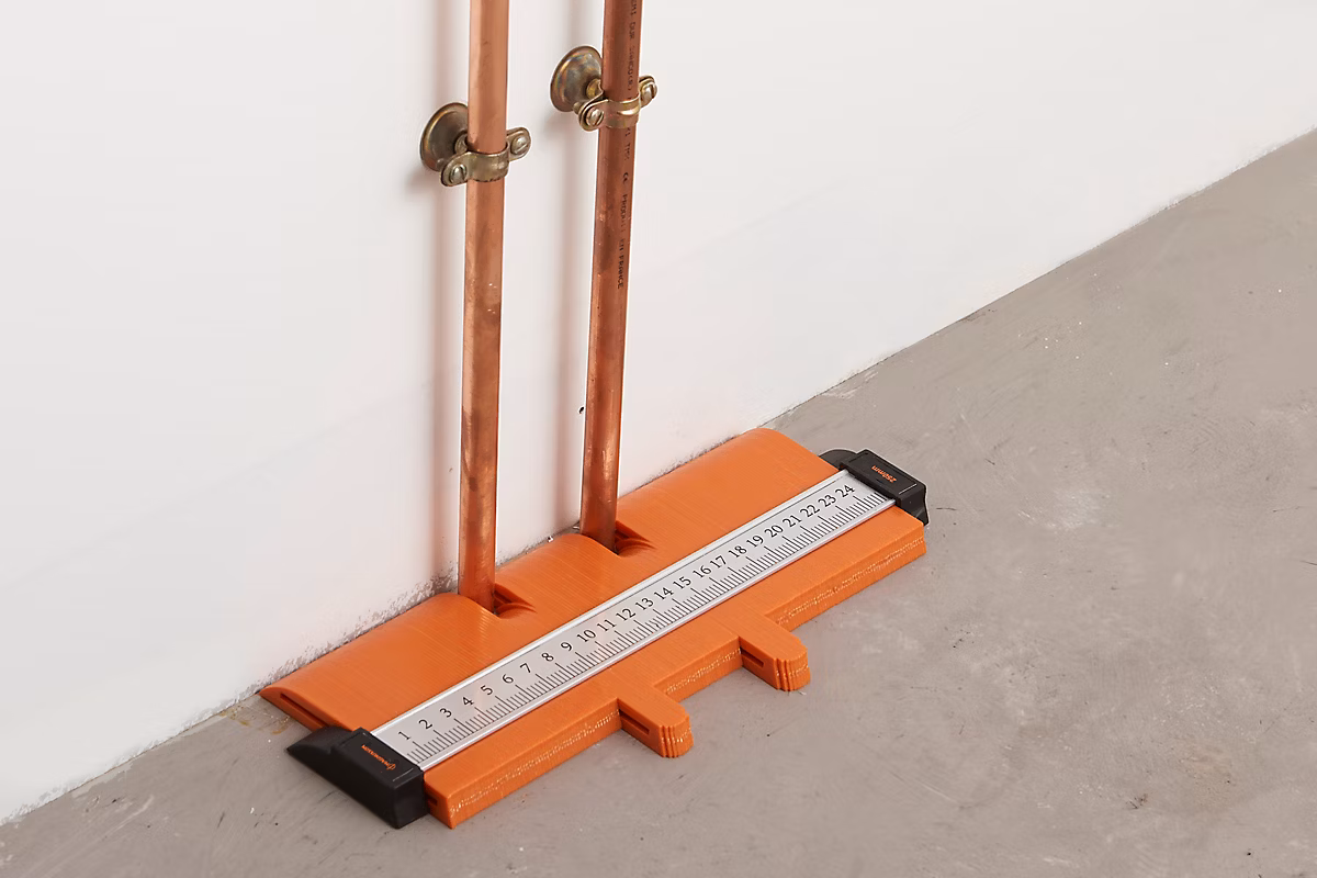 Parquet bois et stratifié – Copieur de profil Magnusson 250 mm acier et polypropylène