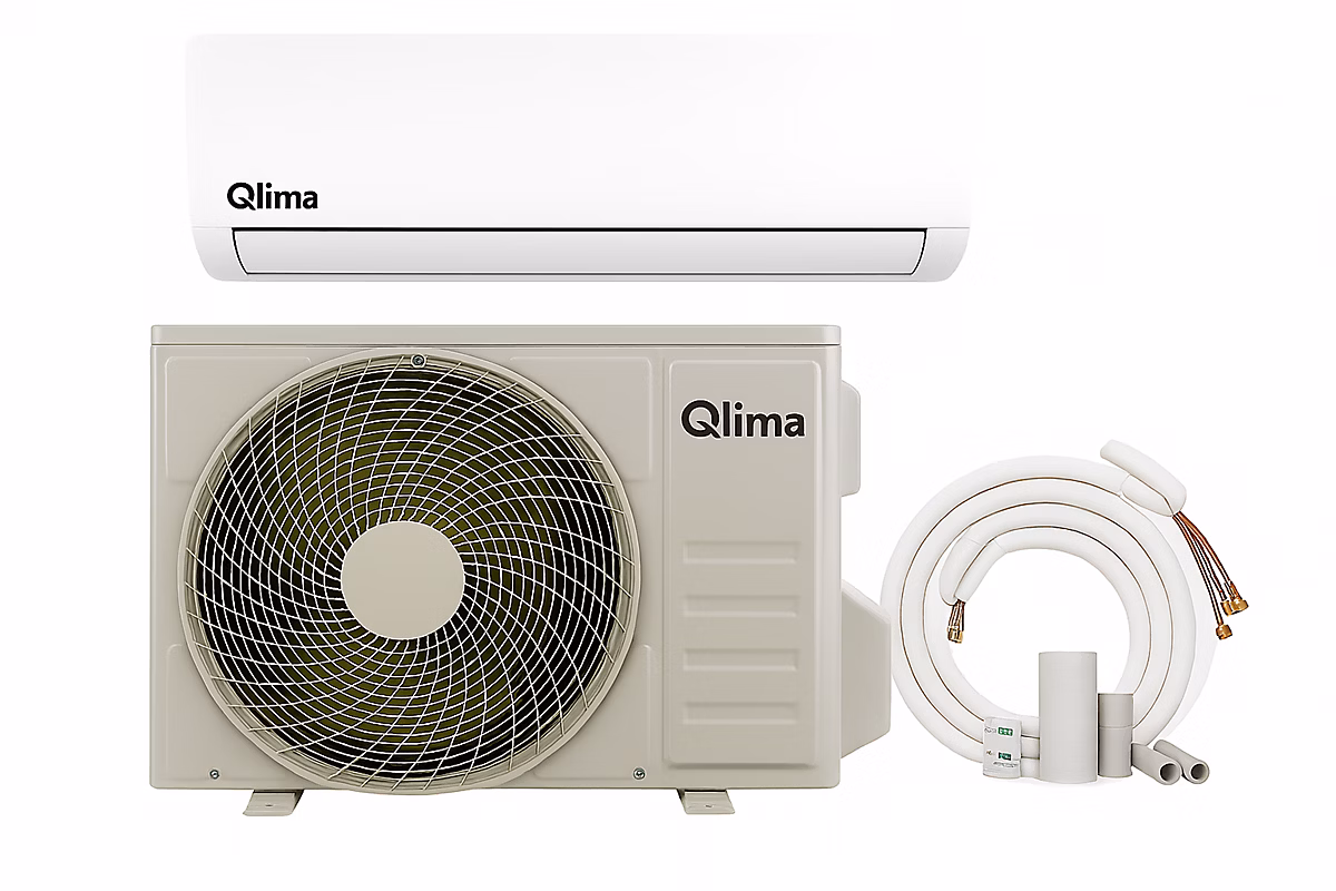 Climatiseur Split Qlima SC7053 – 5.2W, Unité intérieure et extérieure + Kit de liaison