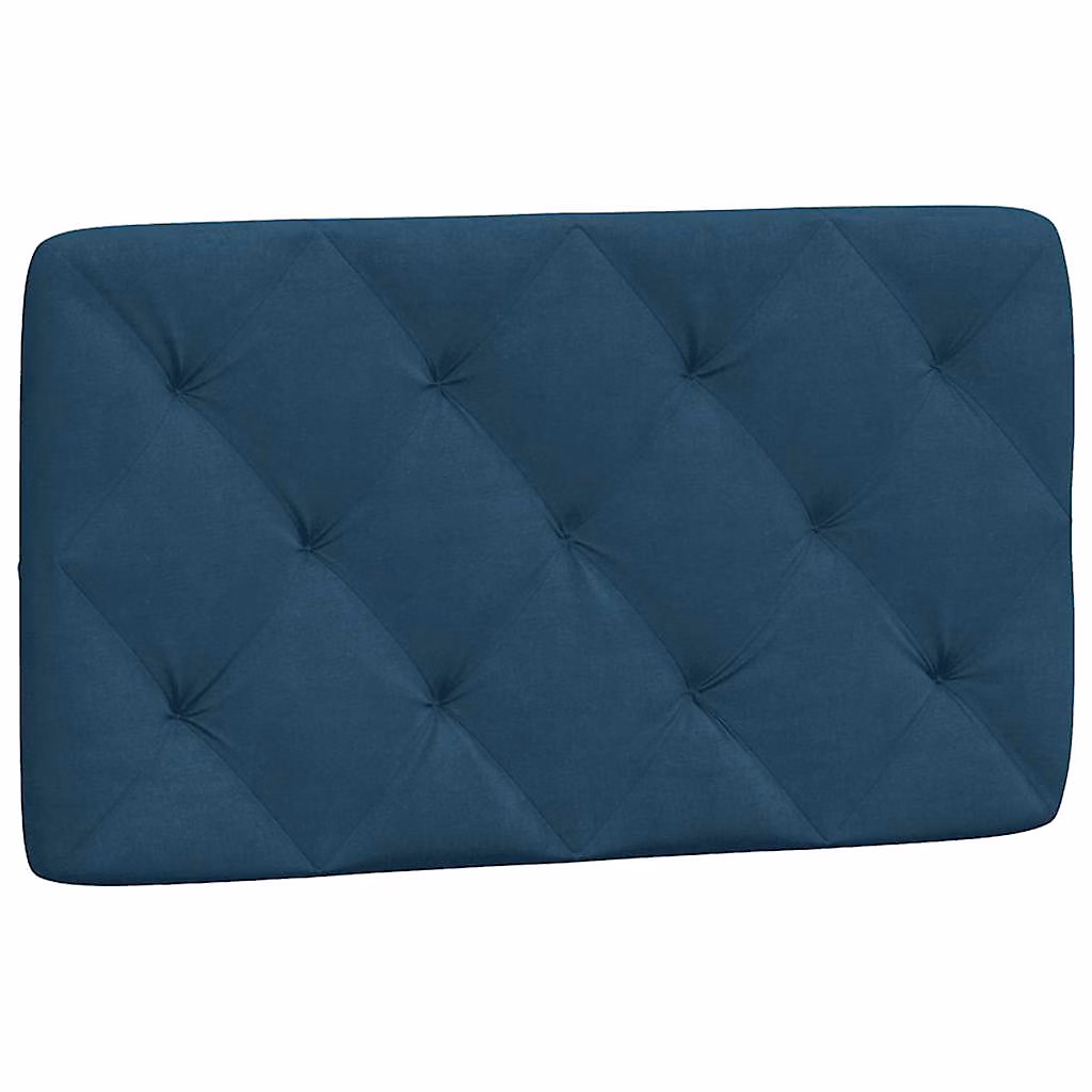 Coussin de tête de lit bleu 90 cm velours vidaXL – Réf. GAYCBZLEN6942200563