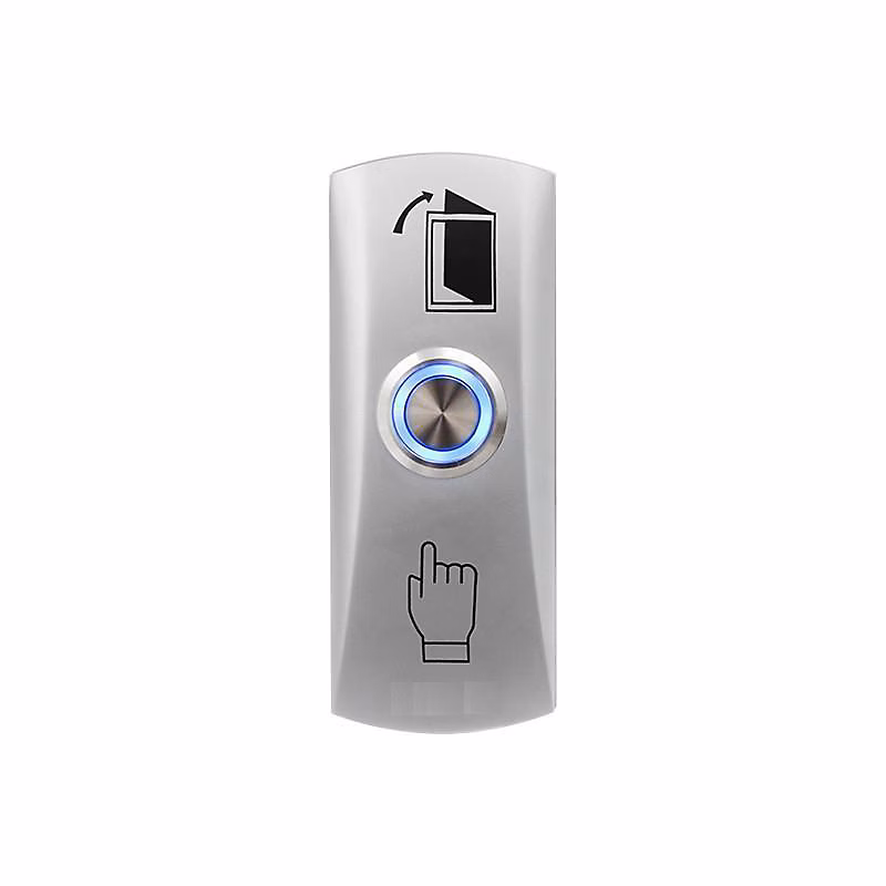 Interrupteur et prise – Bouton poussoir inox rétroéclairé sb805l