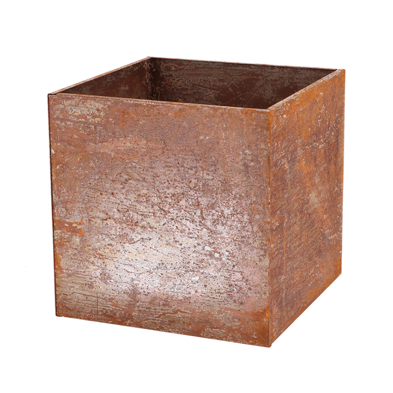 Jardinière acier corten