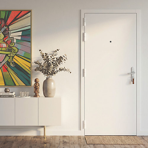 Bloc porte palière 32dB coupe-feu EI30 -PAL32- 204 × 93 cm huisserie 66 × 54 poussant droit