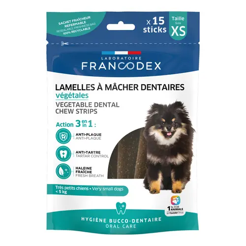 Lamelles pour chiens XS 114 g