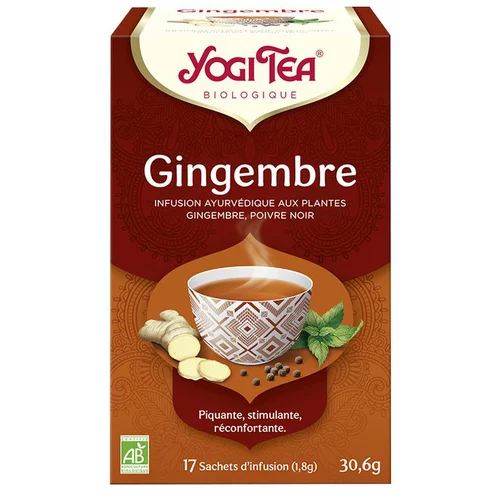 Yogi Tea Gingembre – La boîte de 17 sachets