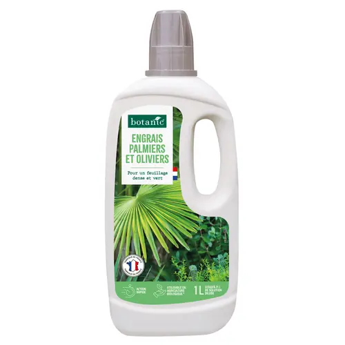 Engrais palmiers et oliviers en bouteille botanic® - 1L