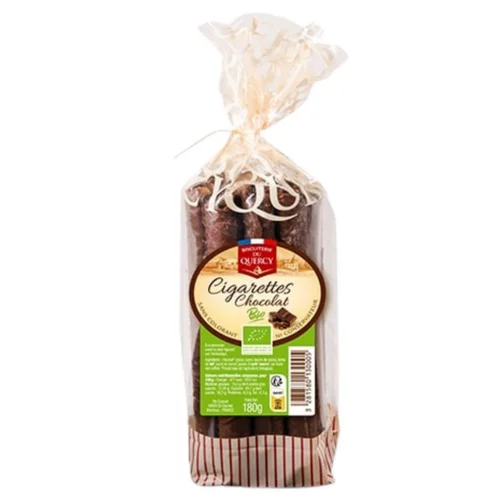 Cigarettes chocolat bio Biscuits les Saules - 180 g