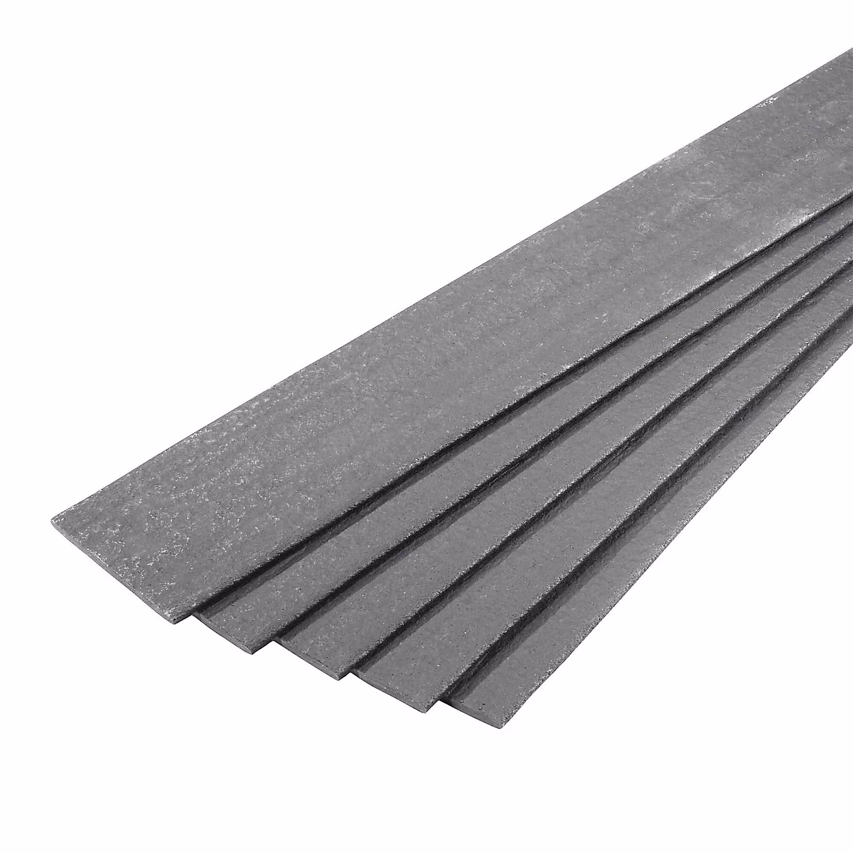 Bordure de jardin planche Plastique Recyclé Gris 200 × 14 × 1 cm (planches soit 20 mètres) – RO'MA NATURE, lot de 10