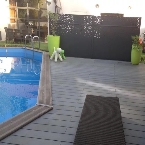 Pack complet terrasse composite anthracite 20 m2