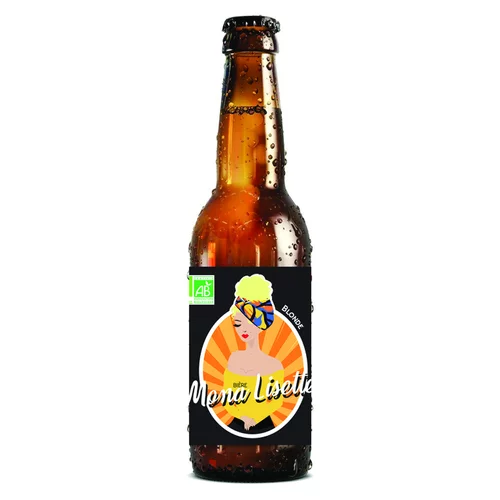 Bière blonde bio Mona Lisette - 33 cl