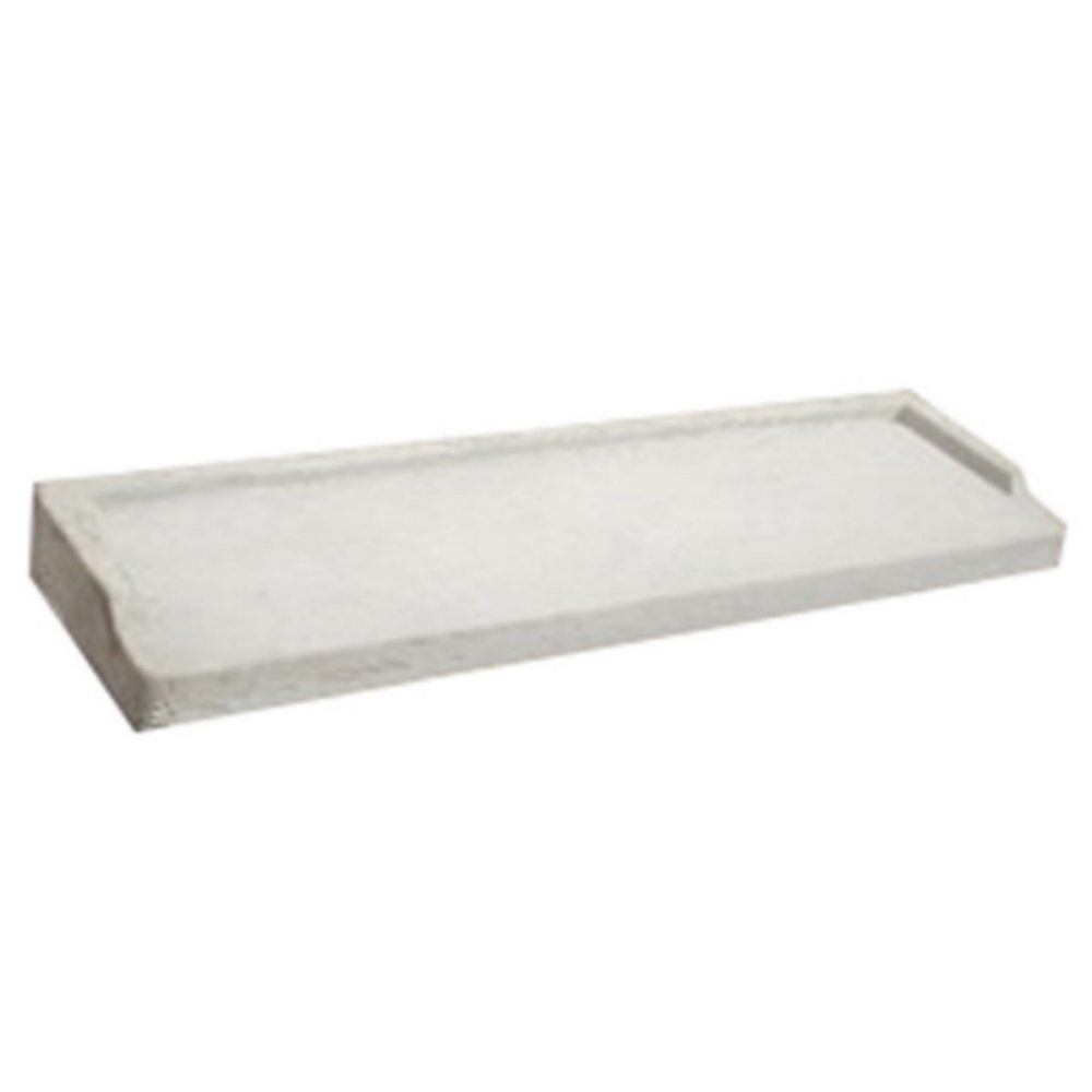 Appui de fenêtre en béton 120 × 35 cm gris