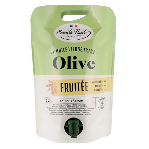 Huile olive vierge extra bio fruitée 3L EMILE NOEL