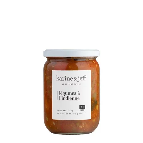 Légumes à l’indienne bio 520 g