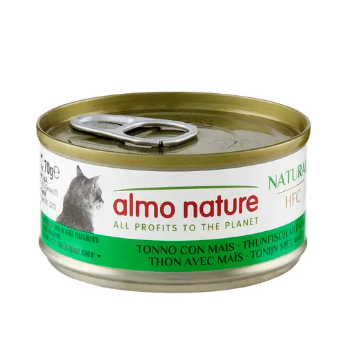 Pâtée pour chat HFC Natural au thon et maïs Almo Nature - 70 g