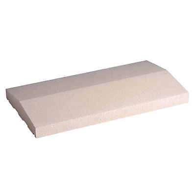 Couvre mur 2 pentes blanc 50 × 20 cm