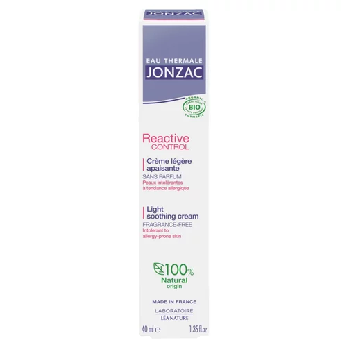 Crème légère apaisante Reactive Control Eau Thermale Jonzac - 40 ml