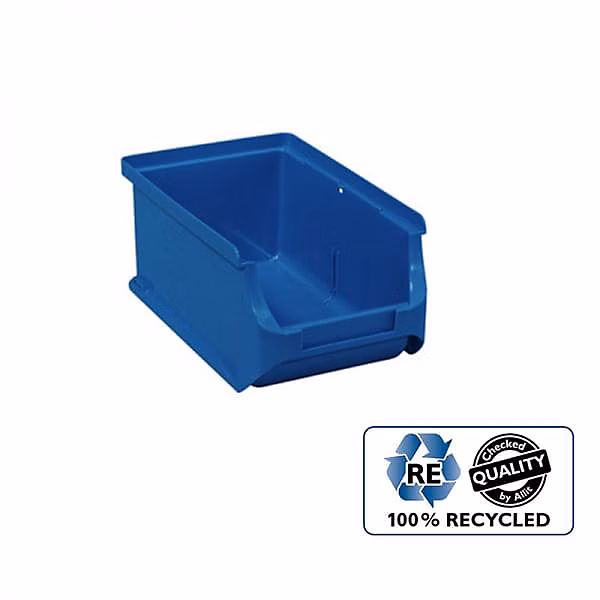 Rangement visserie – Bac à bec Plastique recyclé bleu taille 2 Allit